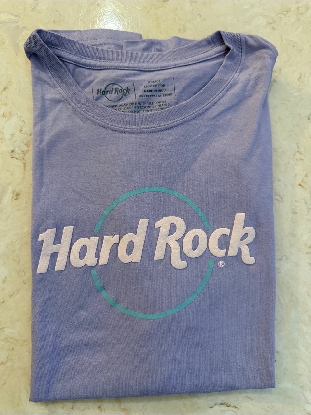 Ladies Hard Rock Cafe Lavender Short-sleeved Tee